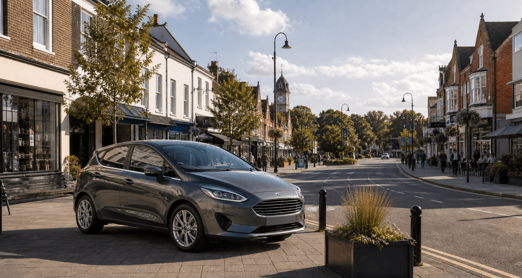 Compact hire car ready for practical travel around Ringwood