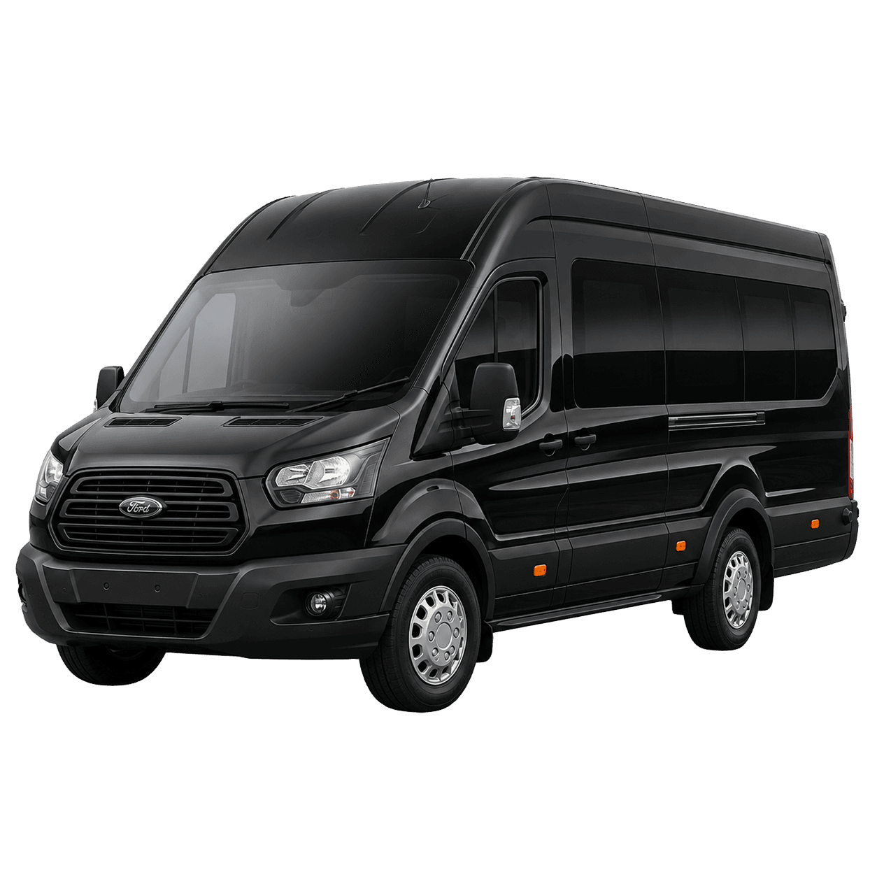 Modern self-drive minibus for longer journeys from Bournemouth